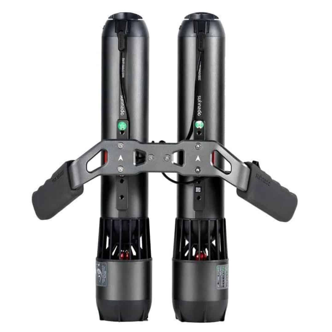 Subnado Dual Handle, Twin-Engine Underwater Scooter. Grey (Volcanic Ash) FREE SHIPPING!