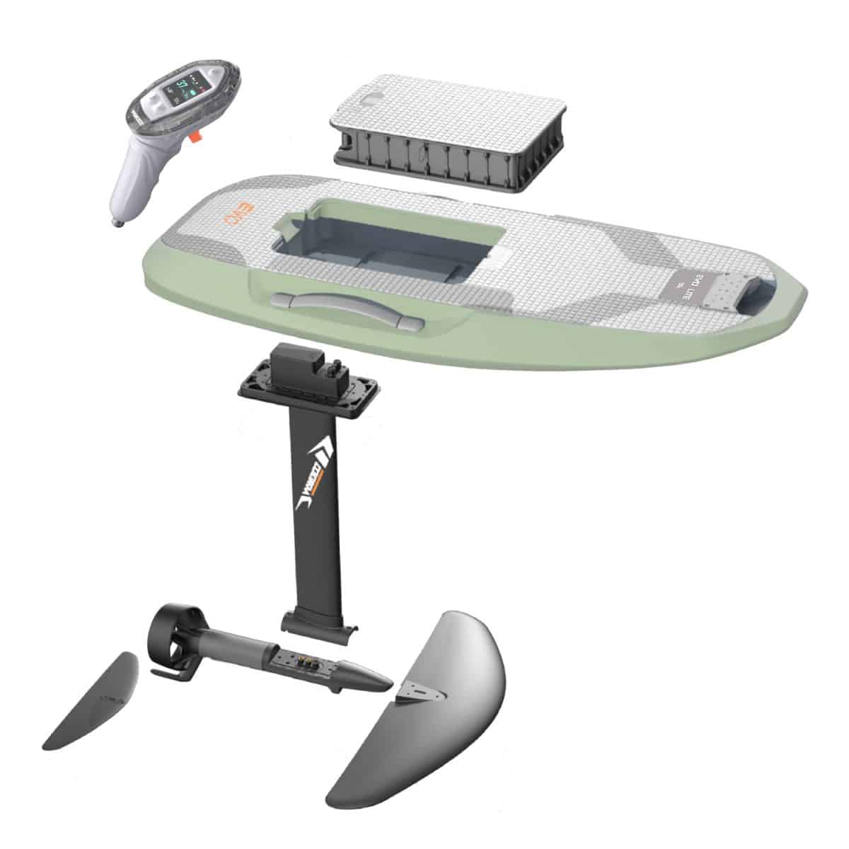 Alternative view of Flyer EVO PRO LITE eFoil - 90L, Luminant Mint