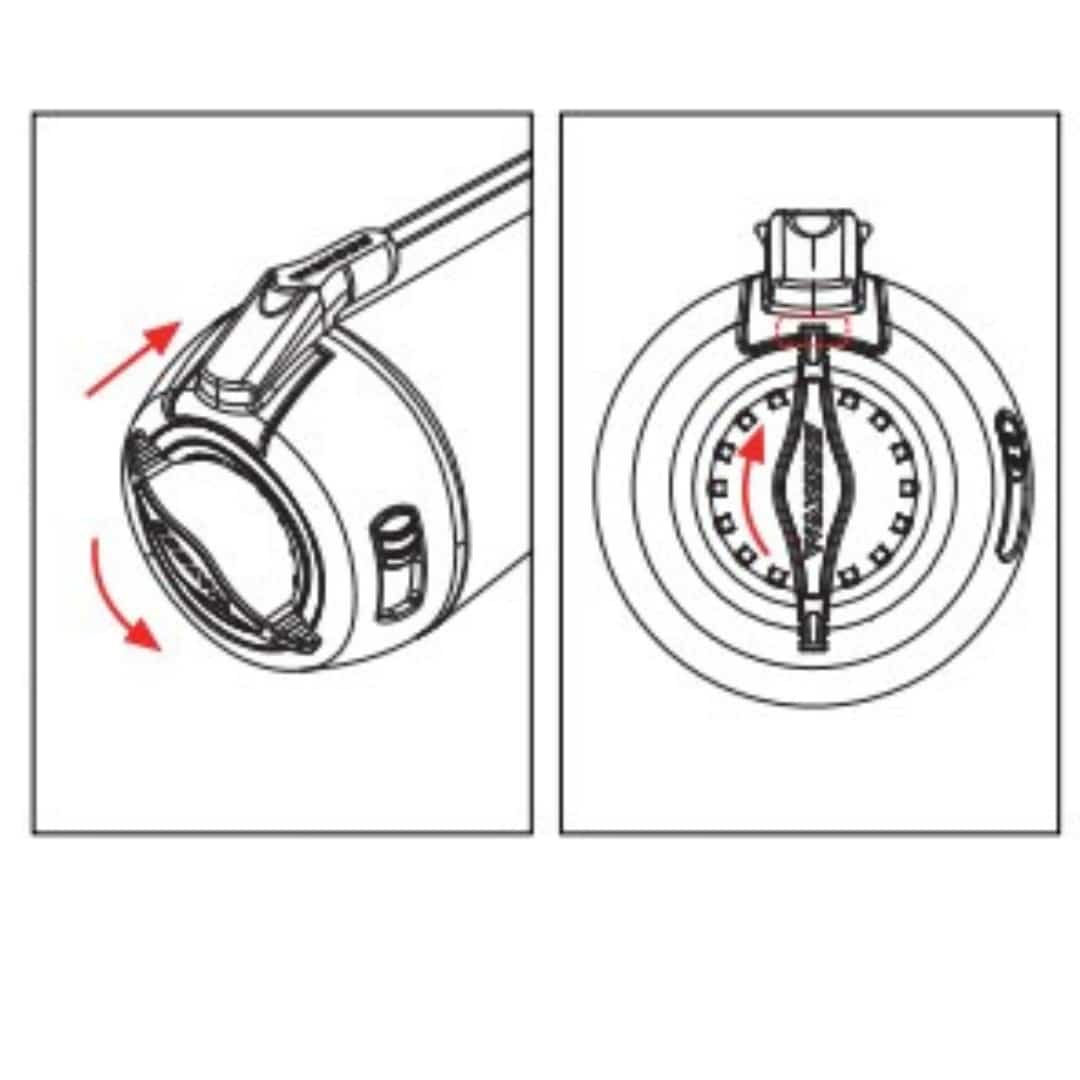 Alternative view of Waydoo Subnado Waterproof End Cap - Terminal Cover for Underwater Scooter